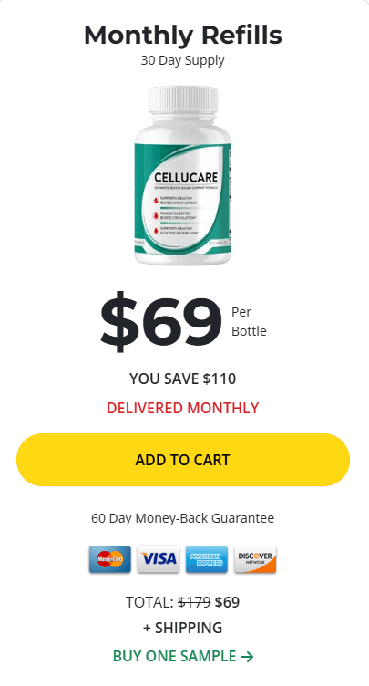 CelluCare 1 bottle